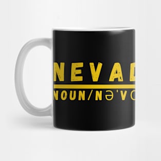 Word Nevada Mug